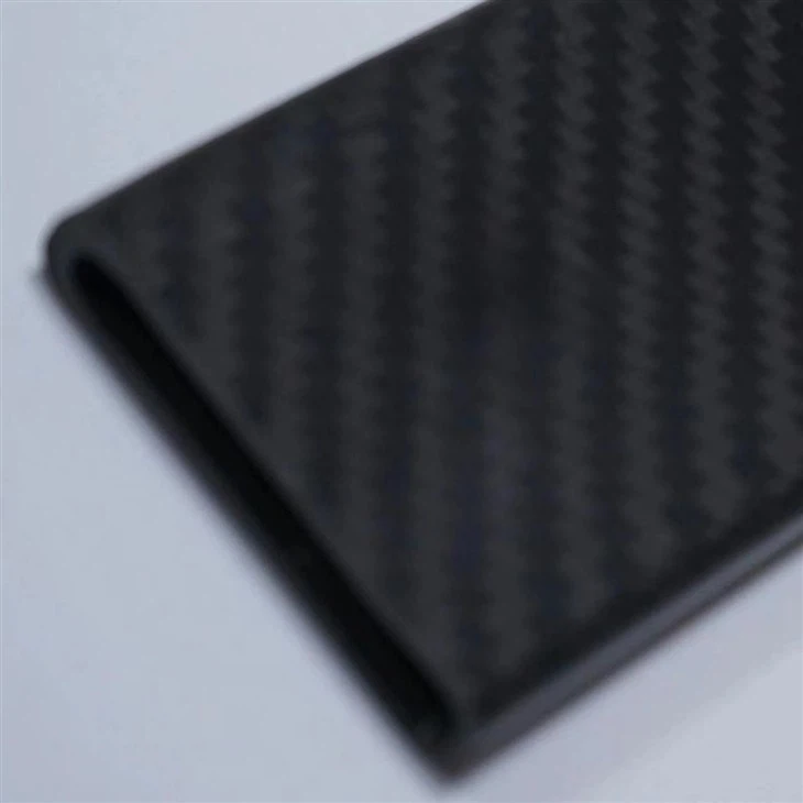 Twill Matte Carbon Fiber Flat Tube
