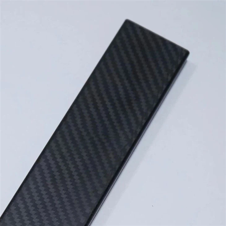 Twill Matte Carbon Fiber Flat Tube
