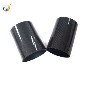 Pielāgota oglekļa šķiedra caurule automobiļu ieplūdes caurulēm