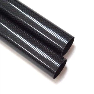 Pilns 3K oglekļa šķiedras materiāls oglekļa šķiedras caurule