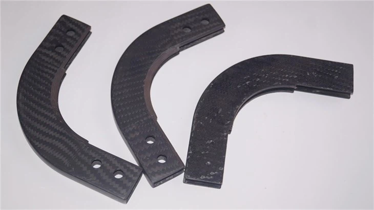Carbon fiber table rimmed